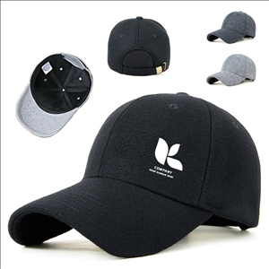 Wool Blend Adjustable Winter Baseball Cap